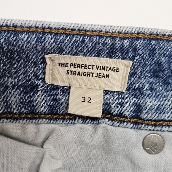 NEW Madewell The Perfect Vintage Straight Jean Kingsbury Wash 32 Style NG247 - Picture 7 of 8